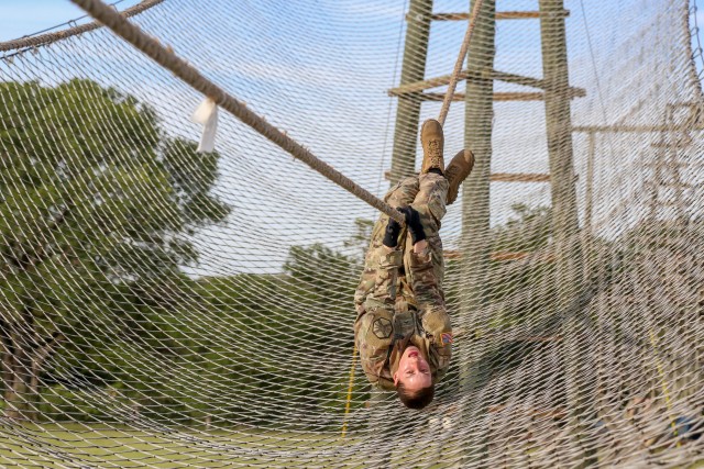 Cpl. Dennis and the inverted rope descent