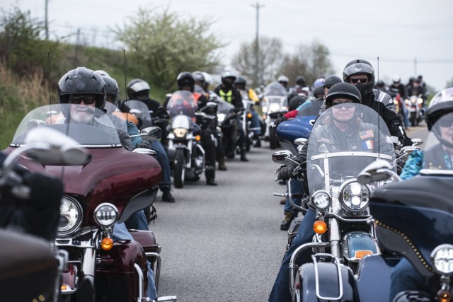 Motorcycle ride from Fort Knox to sexual trauma recovery center highlights sexual assault awareness, prevention month