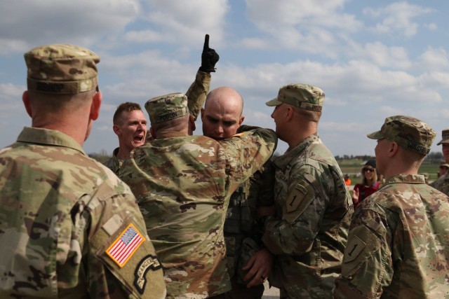 'Big Red One' Soldiers take second place during 2018 Lieutenant General Robert B. Flowers Best Sapper Competition