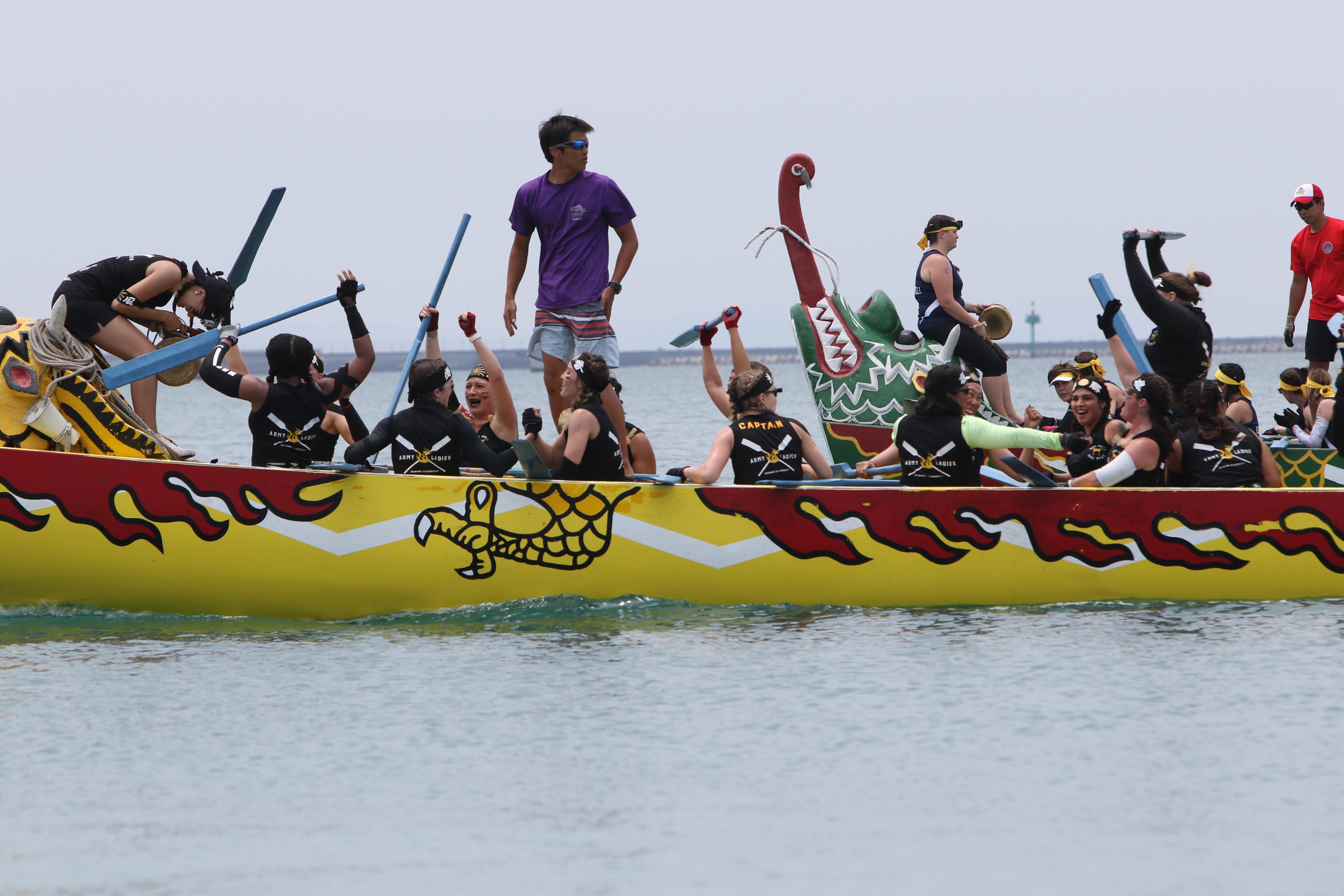 U.S. Army Men's and Women's Teams Compete in Annual Okinawa Dragon Boat