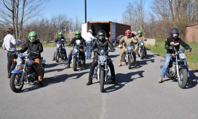 Motorcycle Safety Day at Fort Drum gathers hundreds of Soldiers to discuss issues, practice safe riding