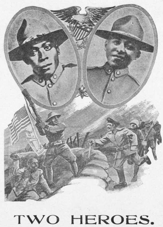 NY National Guardsman Henry Johnson, fought for his life with a knife on May 15, 1918