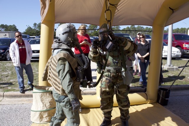 U.S. Army Scientist on the Flight Line