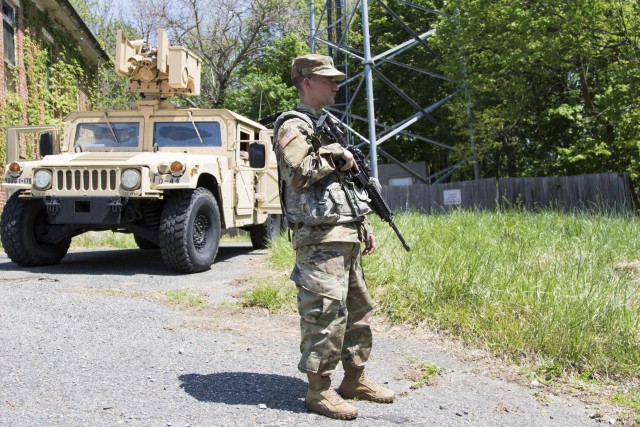 Maryland Soldiers protect vital sites in Vigilant Guard 18