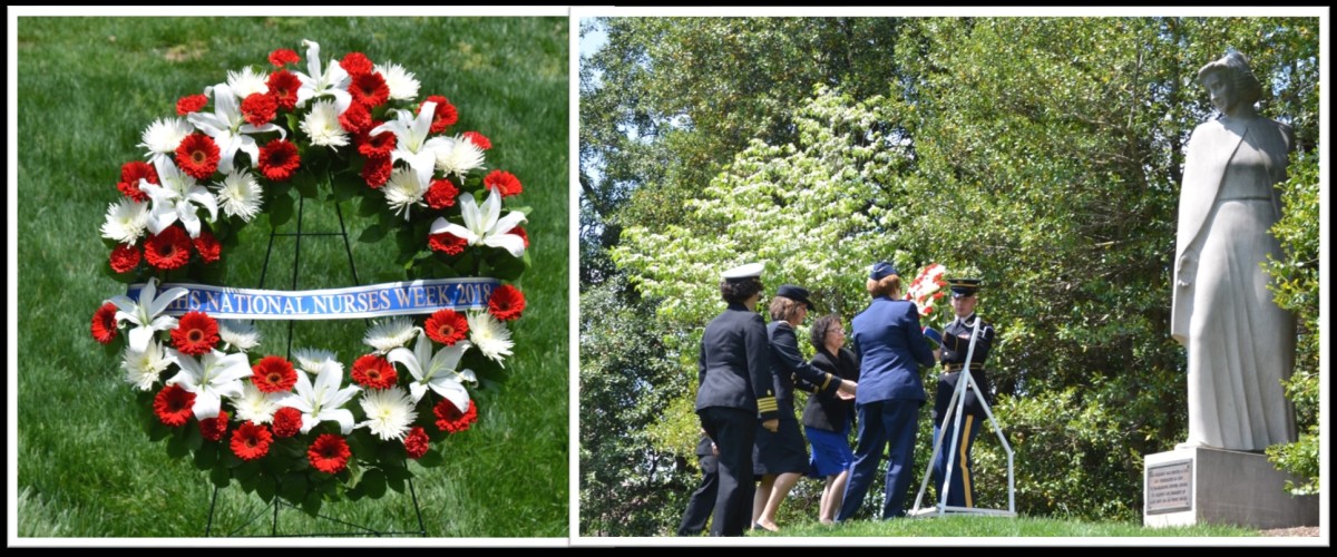 National Nurses Week: Wreath Laying at Arlington National Cemetery ...