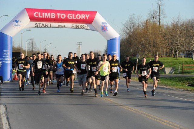 10th Mountain Division (LI) Soldiers try out for Fort Drum Army Ten-Miler team
