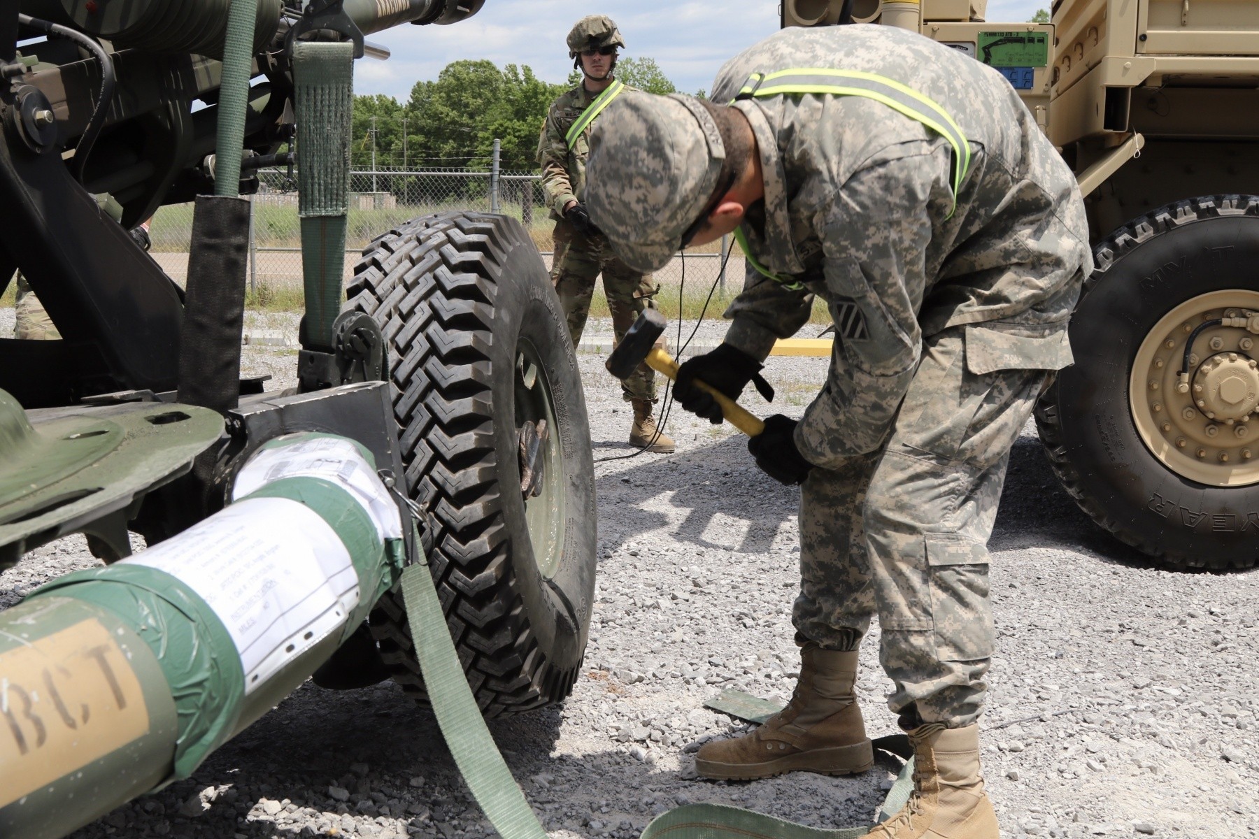 Fixing the tire Article The United States Army
