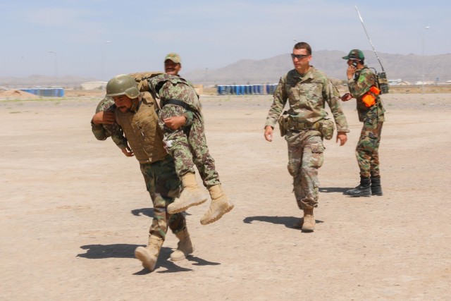 1st SFAB trains Afghan medical soldiers