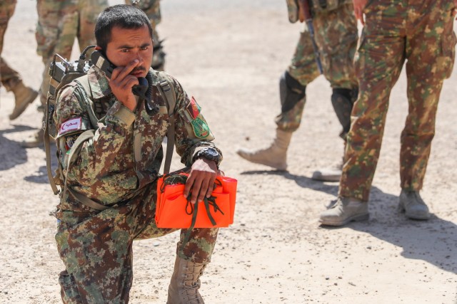 1st SFAB trains Afghan medical soldiers
