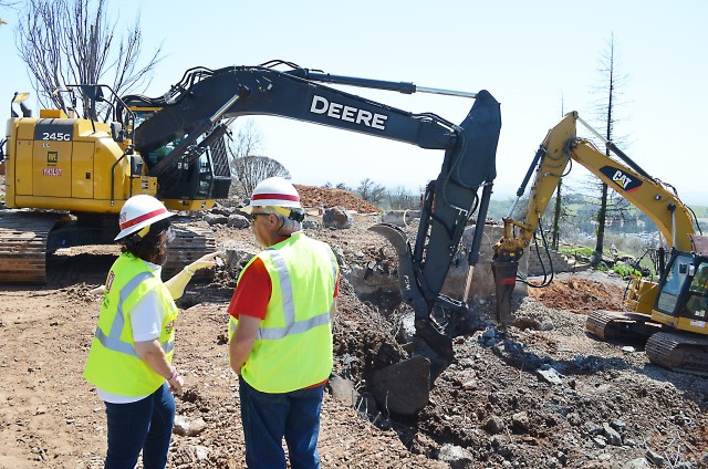 Northern California wildfire debris removal mission