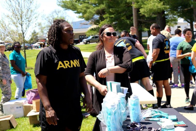 Patriot Soldiers Conclude SAAPM with a 5K Walk