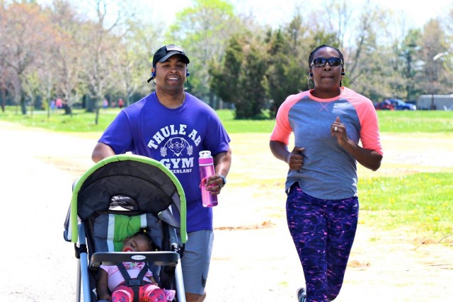 Patriot Soldiers Conclude SAAPM with a 5K Walk