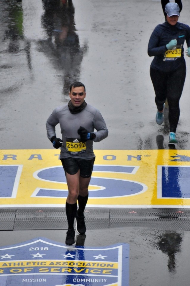 Crossing the finish line