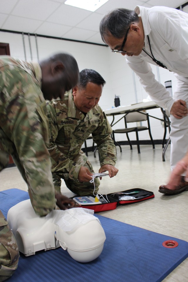 599th first-aid team takes life-saving on the road