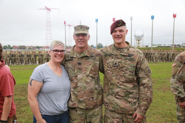 Father-son airborne wings