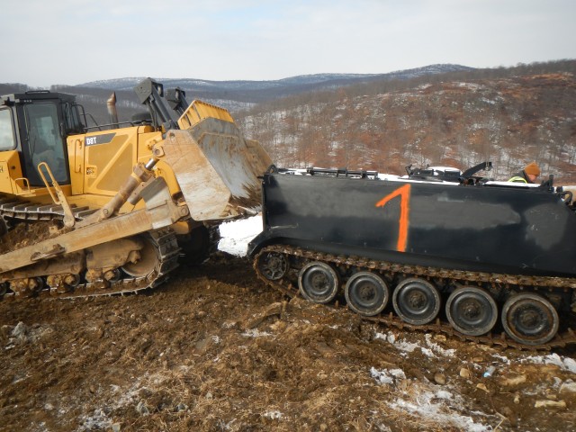 Huntsville Center helps move multi-ton targets onto West Point range