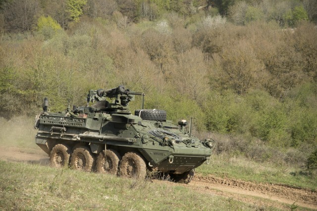 Germany-based Stryker Infantry units train on upgrades during operational test