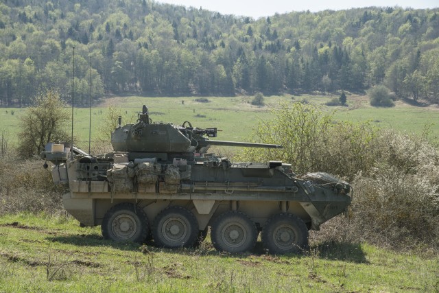 Germany-based Stryker Infantry units train on upgrades during operational test