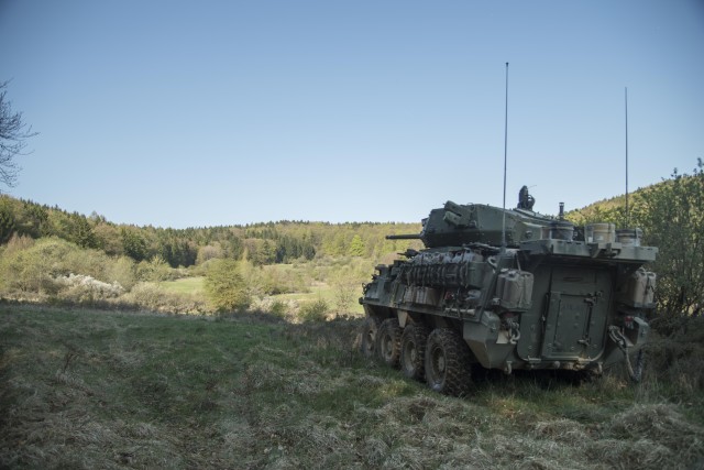 Germany-based Stryker Infantry units train on upgrades during operational test