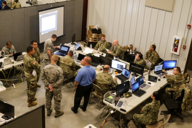 Mock cyber attacks as part of Cyber Shield 18