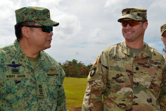 US, Singapore troops go on Tiger Balm 18 terrain walk