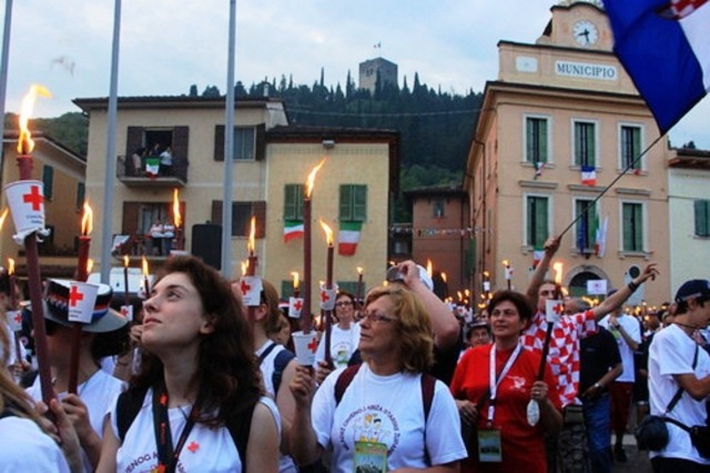 Out & About - Torchlight walk in Solferino