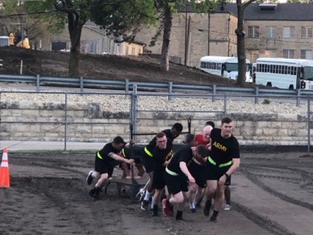 Barnyard physical training session builds camaraderie