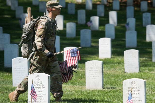 2018 Flags In at Arlington National Cemetery, Washington, D.C.