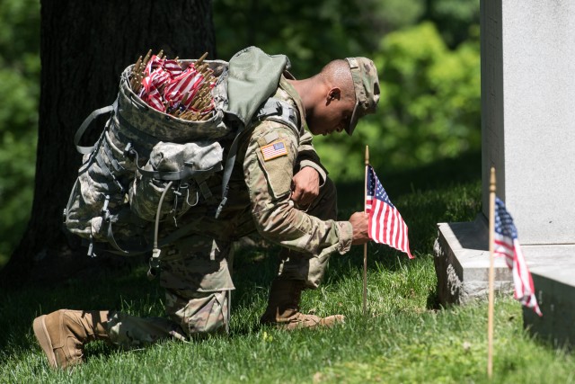 2018 Flags In at Arlington National Cemetery, Washington, D.C.
