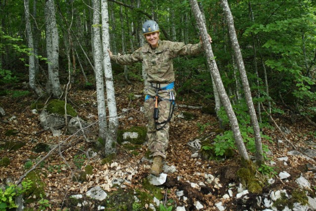 Rock Climbing in Kosovo Builds Teamwork for the 3-61 CAV
