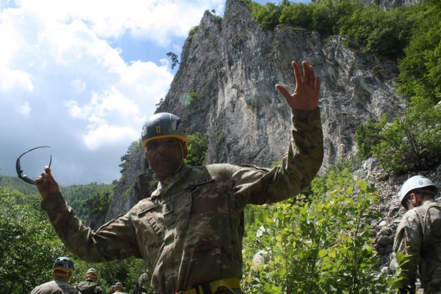 Rock Climbing in Kosovo Builds Teamwork for the 3-61 CAV