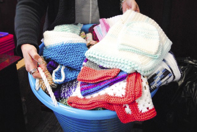 A reciprocal force for good: How two women's knitting charity helps Soldiers, the sick
