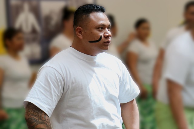 Haka dancer