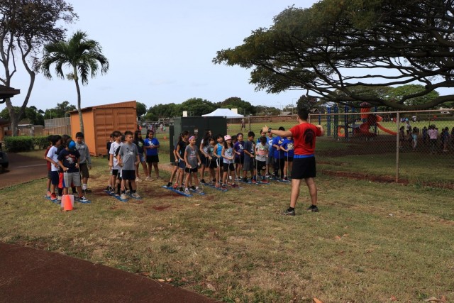 84th Engineer Battalion 'Gets Fit' with Mililani Uka Elementary School