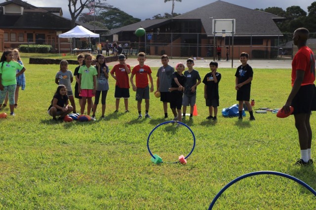 84th Engineer Battalion 'Gets Fit' with Mililani Uka Elementary School
