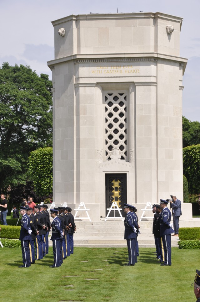 Benelux service members attend Memorial Day ceremony at Flanders Field