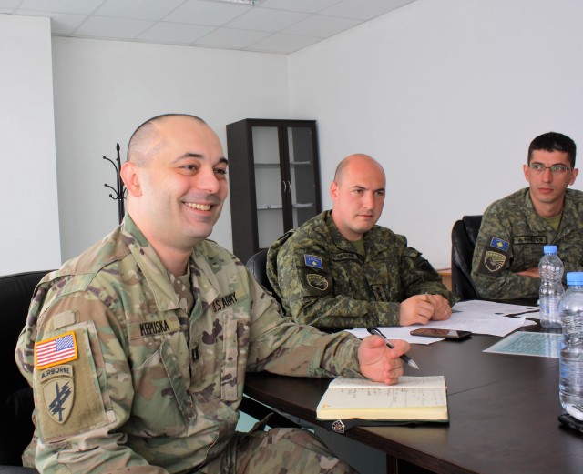 Albanian-American from Kosovo serves with KFOR at Camp Bondsteel