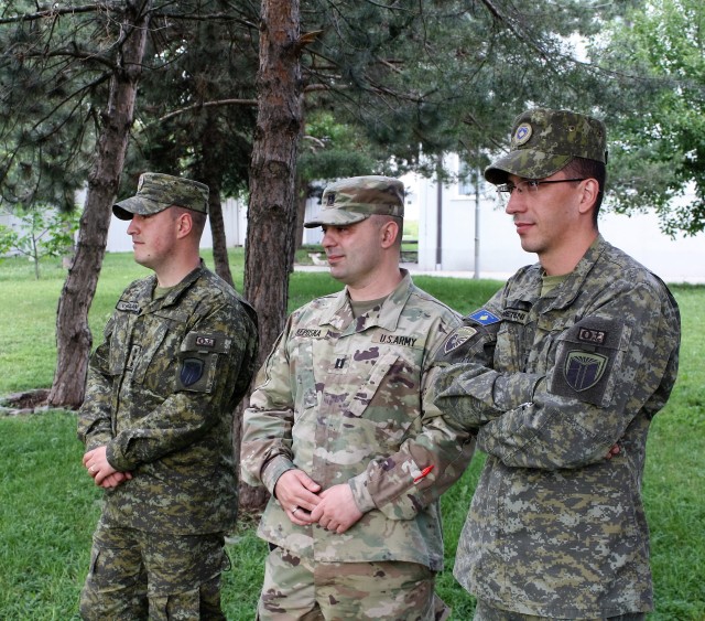 Albanian-American from Kosovo serves with KFOR at Camp Bondsteel ...