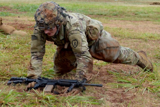 'Tropic Lightning' Soldiers in rain, mud train up for EIB