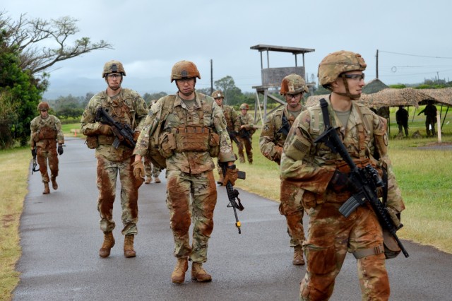 'Tropic Lightning' Soldiers in rain, mud train up for EIB