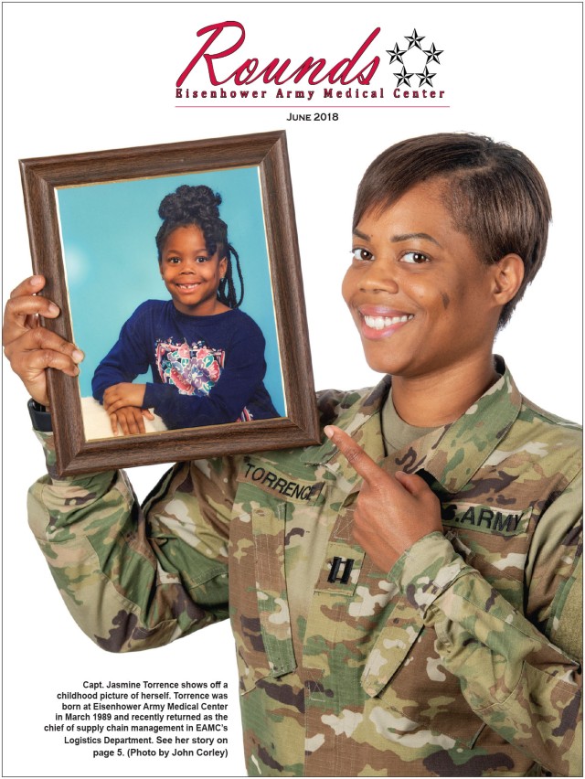 Rounds magazine, Eisenhower Army Medical Center, June 2018