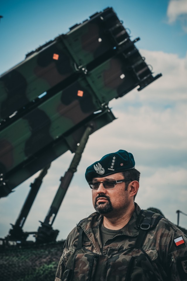 Patriot missiles and the Polish Army take the field