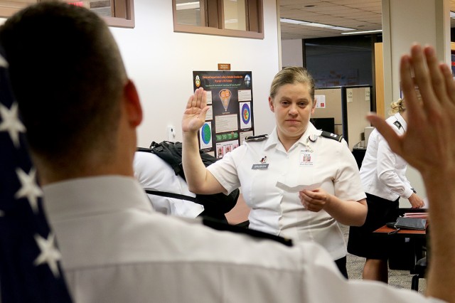 Giving the oath