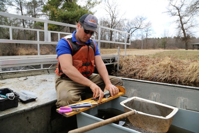 Fish population surveys help improve Fort McCoy's fisheries management