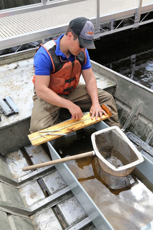 Fish population surveys help improve Fort McCoy's fisheries management