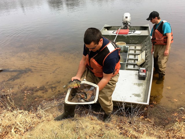 Fish population surveys help improve Fort McCoy's fisheries management