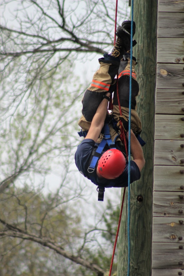 Firefighters hold technical rescue training at Fort McCoy