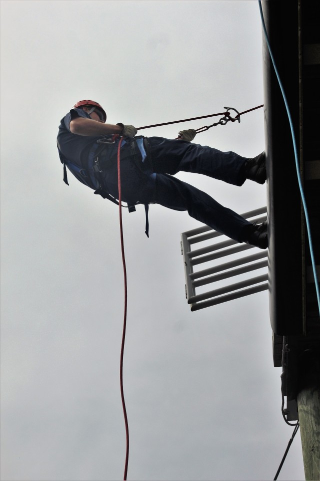 Firefighters hold technical rescue training at Fort McCoy