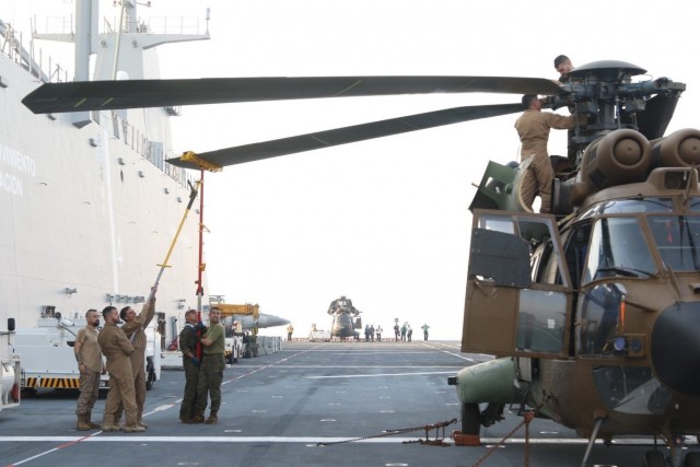 449th Combat Aviation Brigade runs with the bulls