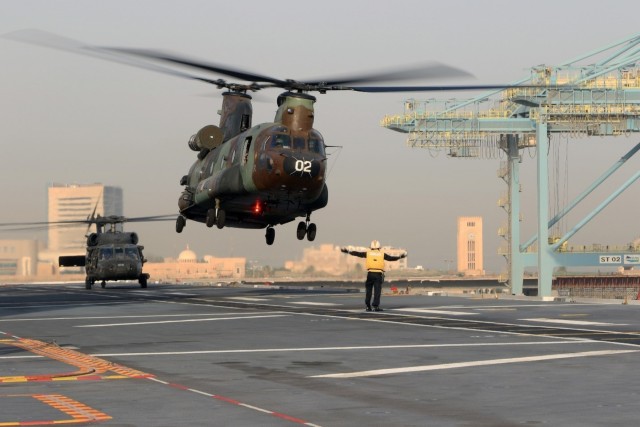 449th Combat Aviation Brigade runs with the bulls